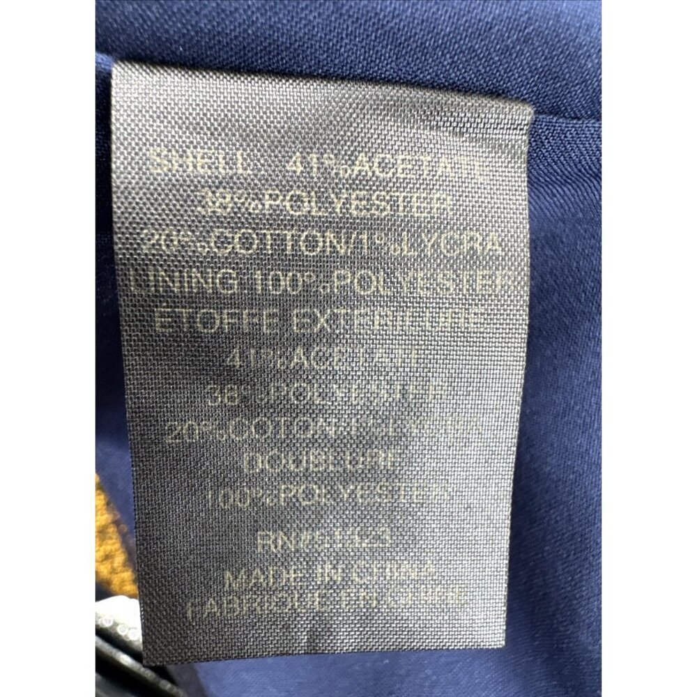 Cynthia Steffe Sheath Dress Womens 2 Blue Bronze Sleeveless Lined Party $328 NEW - Picture 11 of 11